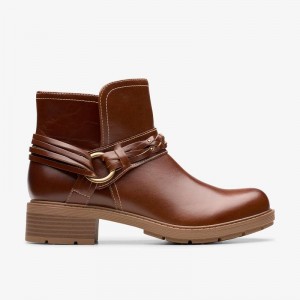 Clarks Hearth Kaylie Tan Leather | CLKS-85588