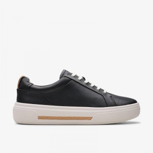 Clarks Hollyhock Walk Black Leather | CLKS-84691