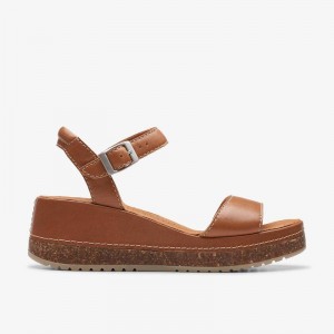 Clarks Kassanda Lily Tan Leather | CLKS-84908