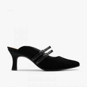 Clarks Kataleyna Eve Black Suede | CLKS-85015