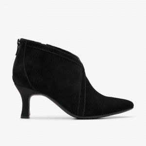 Clarks Kataleyna Sol Black Suede | CLKS-85241