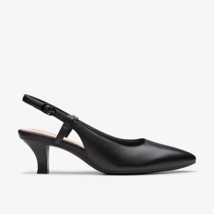 Clarks Kepley Lane Black Leather | CLKS-85219