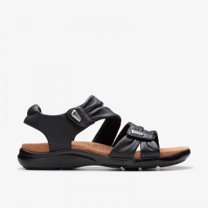 Clarks Kitly Ave Black Leather | CLKS-84937