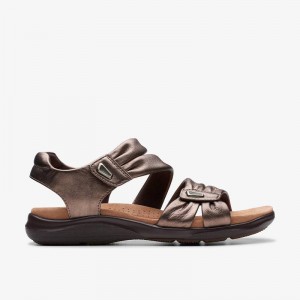 Clarks Kitly Ave Bronze Leather | CLKS-84938