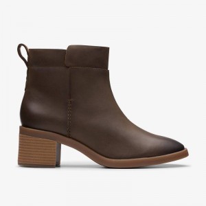 Clarks Lileigh Charm Mushroom Oily | CLKS-85587