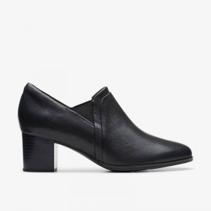 Clarks Loken Way Black Leather | CLKS-85259