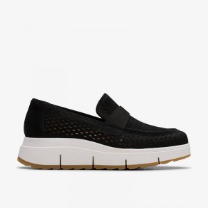 Clarks Loriini Edge Black Nubuck | CLKS-85421