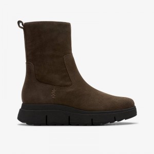 Clarks Loriini May Mole Grey Suede | CLKS-85582