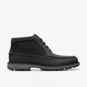 Clarks Maplewalk Moc Black Combination | CLKS-84525