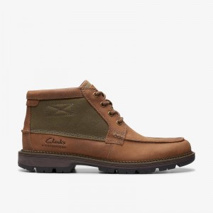 Clarks Maplewalk Moc Brown Combination | CLKS-84528