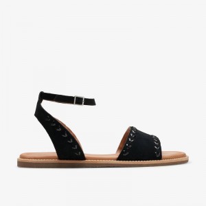 Clarks Maritime May Black Suede | CLKS-84934