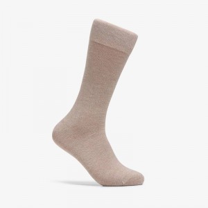 Clarks Marled Crew Sock Tan | CLKS-84181