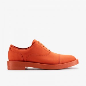 Clarks Martine Rose Mens Oxford 2 Orange Textile | CLKS-84399