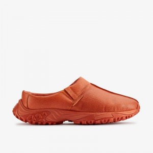 Clarks Martine Rose Womens Clog 1 Orange Interest Leather | CLKS-84763
