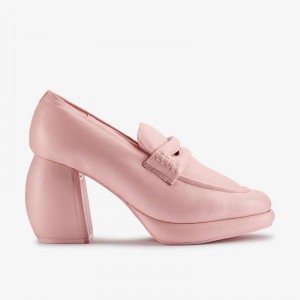 Clarks Martine Rose Womens Loafer 1 Light Pink Leather | CLKS-85271