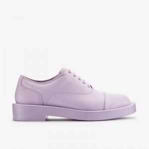 Clarks Martine Rose Womens Oxford 2 Lilac Textile | CLKS-85413