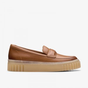 Clarks Mayhill Cove Tan Leather | CLKS-85322