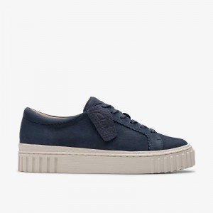 Clarks Mayhill Walk Navy Nubuck | CLKS-85149