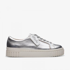 Clarks Mayhill Walk Silver Metallic | CLKS-85180