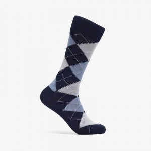 Clarks Mens Argyle Navy | CLKS-84192