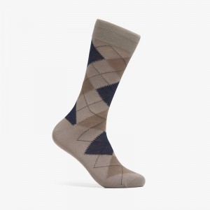 Clarks Mens Argyle Taupe | CLKS-84193