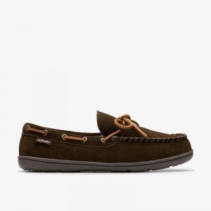 Clarks Michel Rise Slippers Brown | CLKS-84209