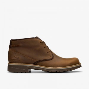 Clarks Morris Peak Beeswax Leather | CLKS-84600