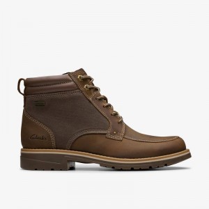 Clarks Morwell Zip Beeswax Leather | CLKS-84530