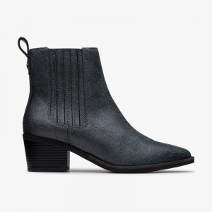Clarks Morzine Top Pewter Metallic | CLKS-85519