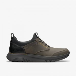 Clarks Motion Trek EZ Grey Leather | CLKS-84228