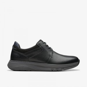 Clarks Motion Trek PT Black Leather | CLKS-84229