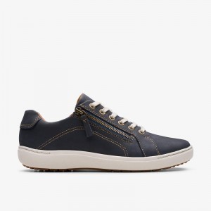 Clarks Nalle Lace Navy Nubuck | CLKS-85175