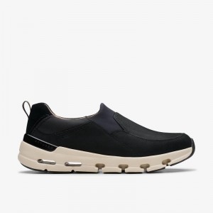 Clarks Nature X Sky Waterproof Black Nubuck | CLKS-85162