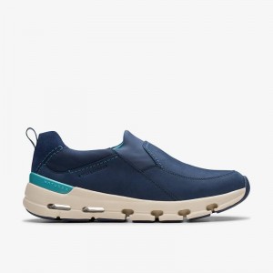 Clarks Nature X Sky Waterproof Navy Nubuck | CLKS-85163
