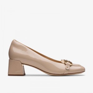 Clarks Nyta 45 Court Sand Patent | CLKS-85228