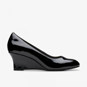 Clarks Olivette Pearl Black Patent | CLKS-84719
