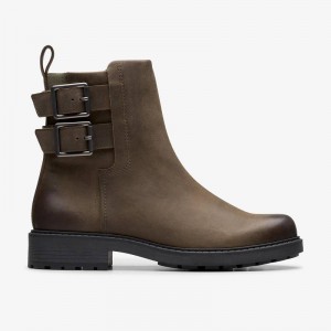 Clarks Orinoco2 Bay Mole Grey Leather | CLKS-85491