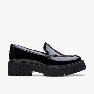 Clarks Page Loafer Black Patent | CLKS-85411