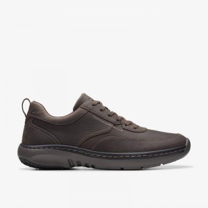 Clarks Pro Lace Dark Brown Tumbled | CLKS-84241