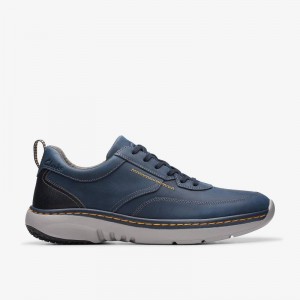 Clarks Pro Lace Navy Leather | CLKS-84240