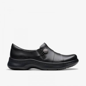 Clarks Pro Lux Black Leather | CLKS-84884