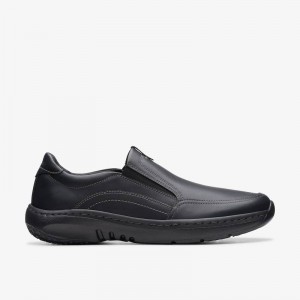 Clarks Pro Step Black Leather | CLKS-84282