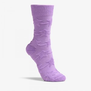 Clarks Raised Star Sol Sock Purple | CLKS-84661