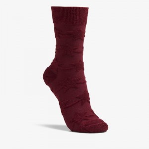 Clarks Raised Star Sol Sock Wine | CLKS-84660
