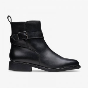 Clarks Renewal Style Black Leather | CLKS-85474