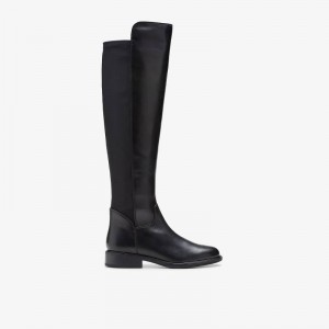 Clarks Renewal Up Black Leather | CLKS-85473