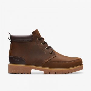 Clarks Rossdale Mid Beeswax Leather | CLKS-84553
