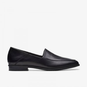 Clarks Sarafyna Freva Black Leather | CLKS-85379