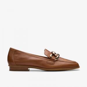 Clarks Sarafyna Iris Tan Leather | CLKS-85386