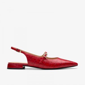 Clarks Sensa15 Shine Red Interest | CLKS-85293